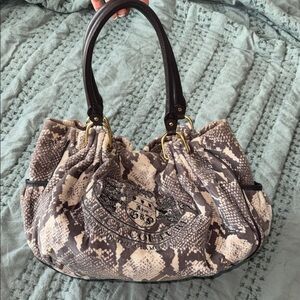 Juicy Couture Snake-Print Tote Bag